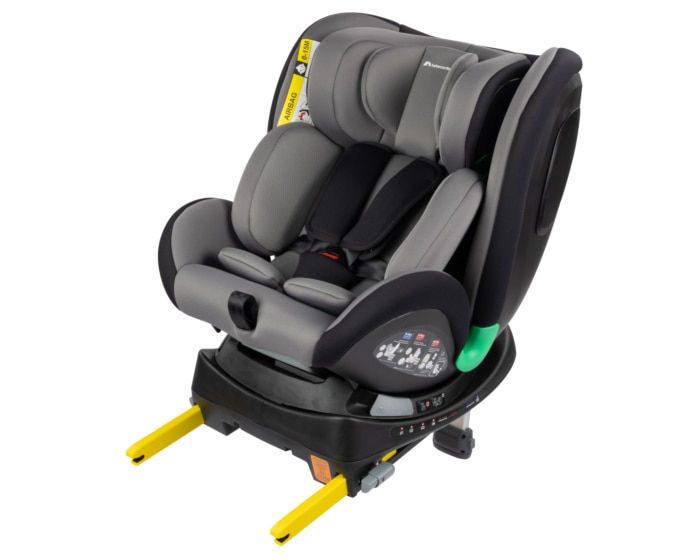 8105440210_2023_bebeconfort_carseat_multigroupisofix_evolvefixplusisize_graymist_rearwardfacing_3qrt