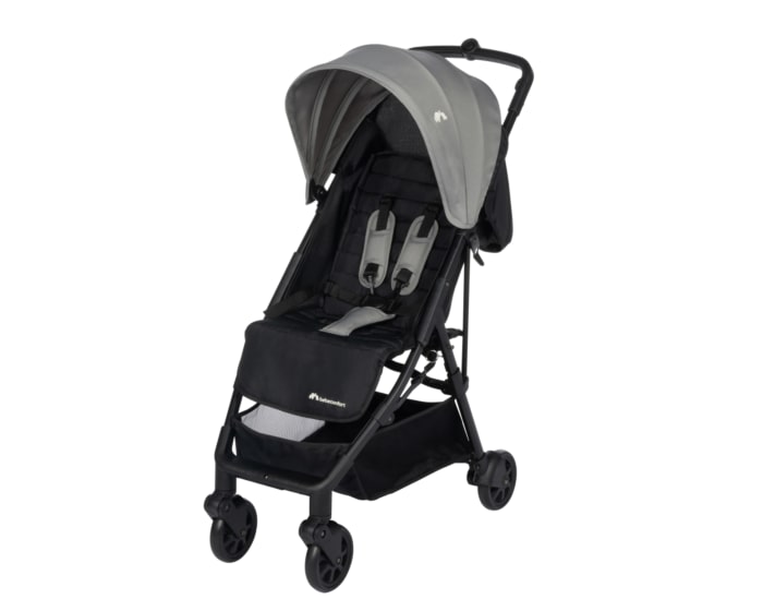 1108077210_2024_bebeconfort_stroller_1stagestroller_teeny3D_grey_tintedgray_3qrtleft